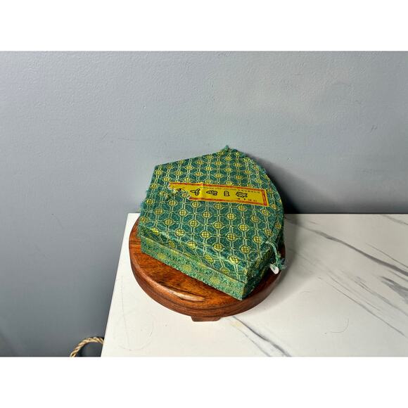 Vintage Chinese Calligraphy Writing Set in Brocade Case - Picture 8 of 11